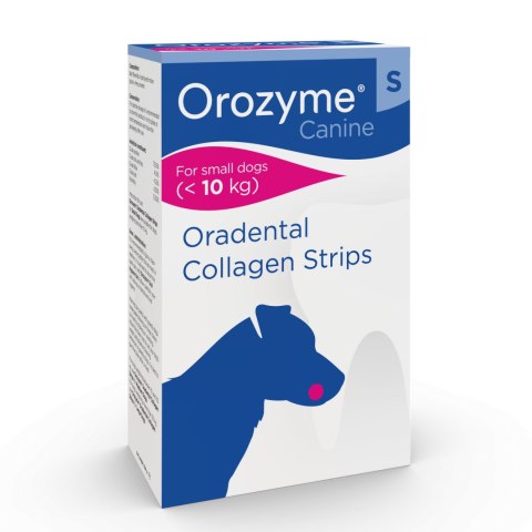 Orozyme Oradental Collagen Strips Kolagenowe Płatki Czyszczące Dla Psa S 224g Animalcare