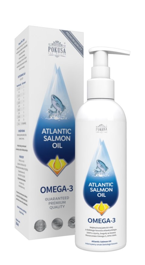 POKUSA Atlantic Salmon Oil Dla Psów I Kotów 300ml POKUSA FOR HEALTH