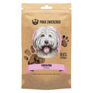 Paka Zwierzaka Chunkies 100% Wołowina 80g Paka Zwierzaka