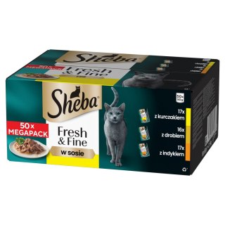Sheba Fresh & Fine Saszetka 50x50g Sheba