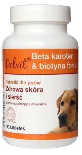 Dolfos Dolvit Beta Karoten & Biotyna Forte 90 Tabletek Dolfos
