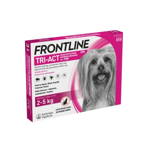FRONTLINE Tri-Act Dla Psów 3x0,5ml Frontline (Boehringer Ingelheim)