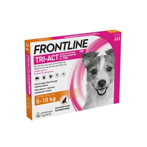 FRONTLINE Tri-Act Dla Psów 3x1ml Frontline (Boehringer Ingelheim)