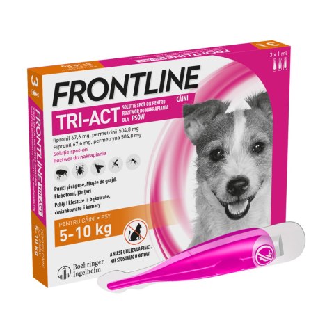 FRONTLINE Tri-Act Dla Psów 3x1ml Frontline (Boehringer Ingelheim)