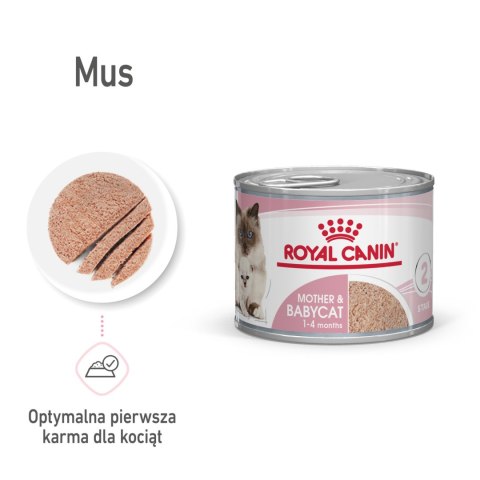 ROYAL CANIN Mother & Babycat Ultra Soft Mousse 195g Royal Canin