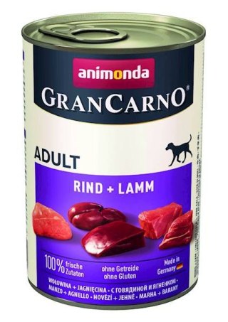 Animonda Grancarno Adult Dog Wołowina + Jagnięcina 400g Animonda