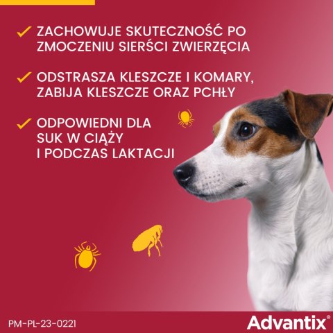 Bayer Advantix Krople Na Kleszcze I Pchły 1ml Bayer