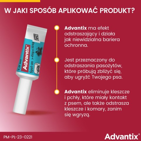 Bayer Advantix Krople Na Kleszcze I Pchły 1ml Bayer