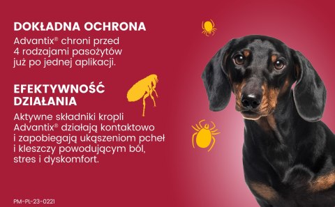 Bayer Advantix Krople Na Kleszcze I Pchły 1ml Bayer