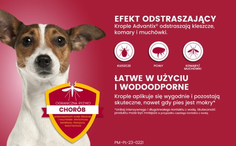Bayer Advantix Krople Na Kleszcze I Pchły 1ml Bayer