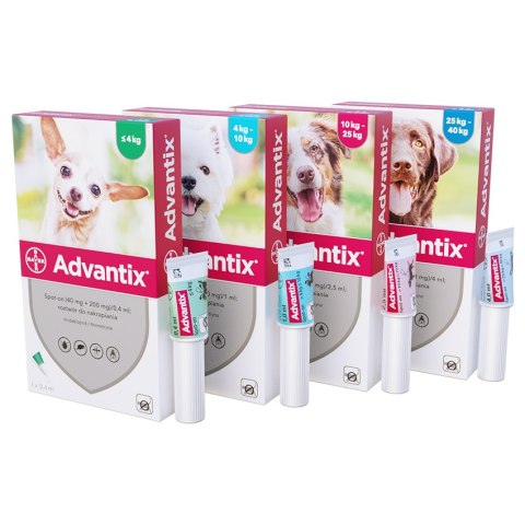 Bayer Advantix Krople Na Kleszcze I Pchły 2,5ml Bayer