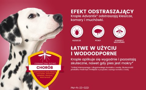 Bayer Advantix Krople Na Kleszcze I Pchły 4x4ml Bayer