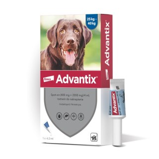 Bayer Advantix Krople Na Kleszcze I Pchły 4ml Bayer