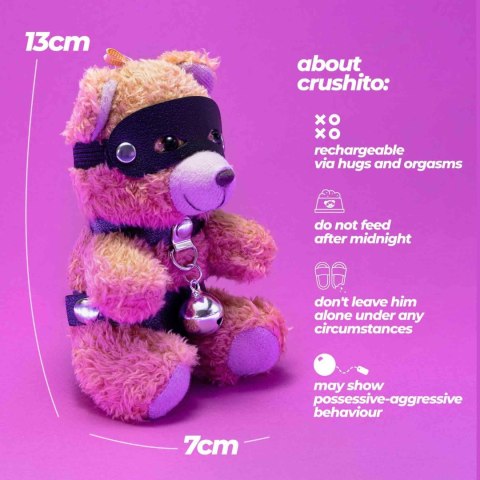 CRUSHIOUS CRUSHITO BELL BEAR KEYRING Crushious