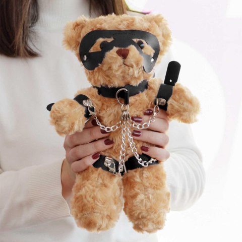 CRUSHIOUS CRUSHITO BONDAGE TEDDY BEAR BLACK 31CM Crushious