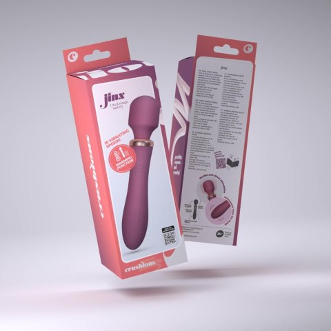 CRUSHIOUS DUAL MASSAGE WAND JINX RED WINE Crushious