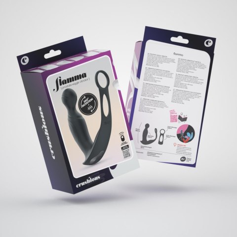 CRUSHIOUS FLAMMA PROSTATE VIBRATOR WITH REMOTE CONTROL Crushious