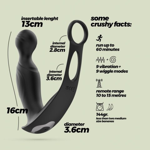CRUSHIOUS FLAMMA PROSTATE VIBRATOR WITH REMOTE CONTROL Crushious
