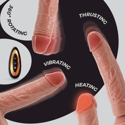 CRUSHIOUS LIQUID SILICONE VIBRATOR INVIKTUS VIBE 7.5 FLESH Crushious