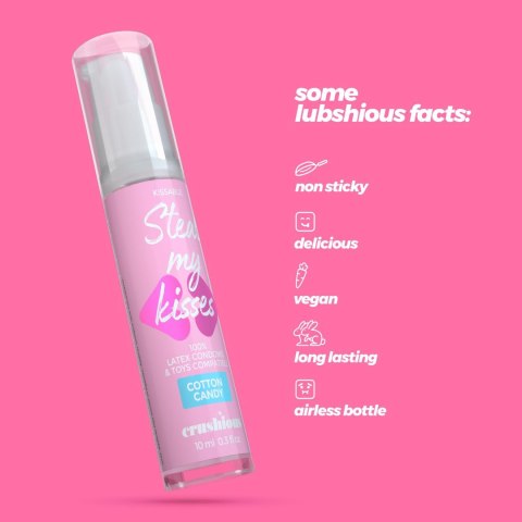 CRUSHIOUS STEAL MY KISSES COTTON CANDY FLAVOUR LUBRICANT GEL 10ML Crushious
