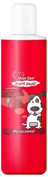 OVER ZOO Szampon Frutti Power Truskawkowy Dla Szczeniąt 200ml Over Zoo