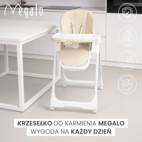 KRZESEŁKO DO KARMIENIA MEGALO BEIGE