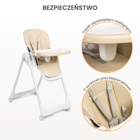 KRZESEŁKO DO KARMIENIA MEGALO BEIGE