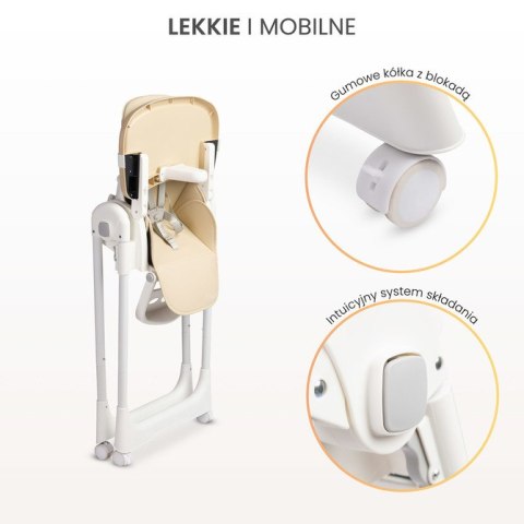 KRZESEŁKO DO KARMIENIA MEGALO BEIGE