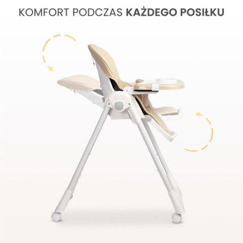 KRZESEŁKO DO KARMIENIA MEGALO LIGHT GREY