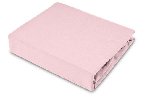 PRZEŚCIERADŁO JERSEY RÓŻOWY 160x80