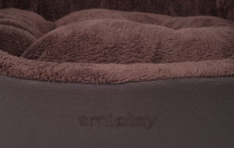 AMIPLAY Legowisko Elipsa Aspen Brązowe L Amiplay