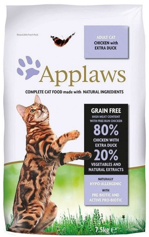 APPLAWS Complete Dry Adult Chicken With Duck 7,5kg Applaws
