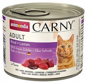 Animonda Cat Carny Adult Wołowina I Jagnięcina 200g Animonda