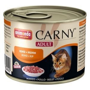 Animonda Cat Carny Adult Wołowina I Kurczak 200g Animonda