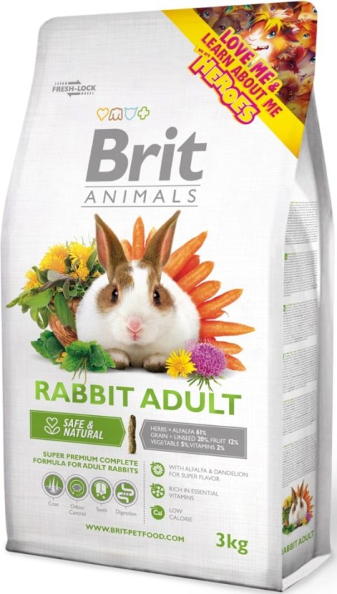 Brit Animals Rabbit Adult Complete 1,5kg Brit