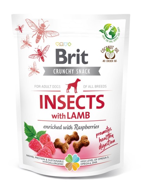 Brit Care Dog Crunchy Cracker Insects Rich In Lamb 200g Brit