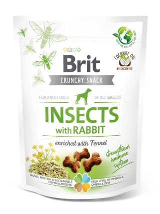Brit Care Dog Crunchy Cracker Insects Rich In Rabbit 200g Brit