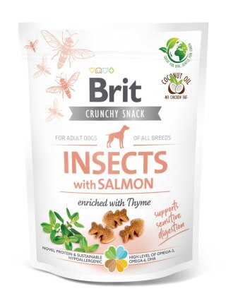 Brit Care Dog Crunchy Cracker Insects Rich In Salmon 200g Brit