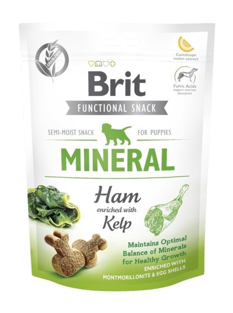 Brit Care Dog Functional Snack Mineral Ham Puppy 150g Brit