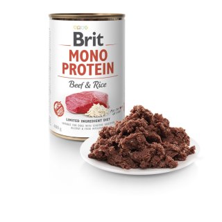 Brit Mono Protein Beef & Brown Rice 400g Brit