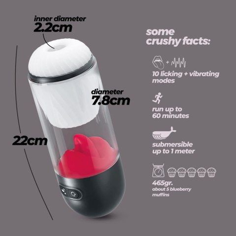 CRUSHIOUS SLURPY 2 IN 1 DETACHABLE MASTURBATOR Crushious