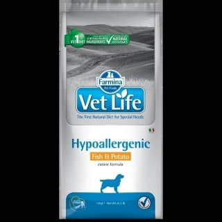 Farmina Vet Life Canine Hypoallergenic Fish&Potato 12kg Farmina