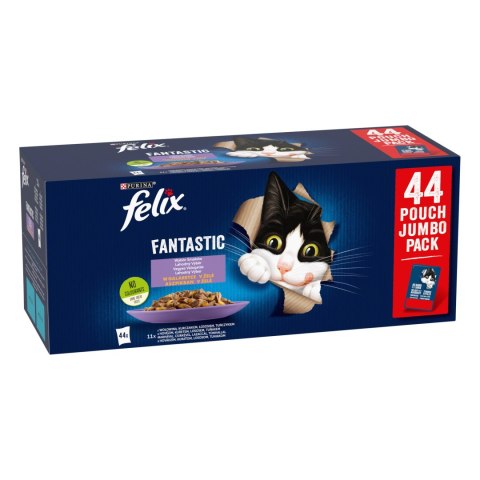 Felix Fantastic Mix Mięsny W Galaretce 44x85g Felix