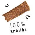 Paka Zwierzaka Stripsy 100% Królik 80g Paka Zwierzaka