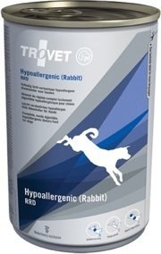 TROVET RRD Hypoallergenic - Rabbit (dla psa) 400g - puszka Trovet