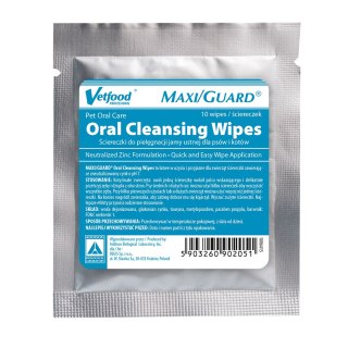 VETFOOD Maxi/Guard Oral Cleansing Wipes 10szt Vetfood