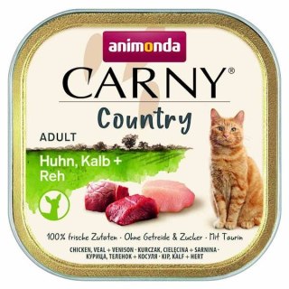ANIMONDA Carny Country Adult Kurczak,Cielęcina i Sarna 100g Animonda