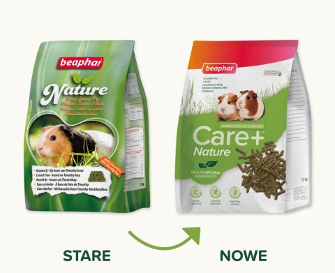 BEAPHAR Care+ Guinea Pig Karma Super Premium Dla Świnek Morskich 1,5kg BEAPHAR