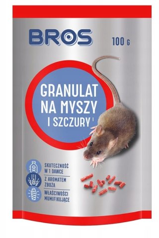 Bros Granulat Na Myszy i Szczury 100g Bros Sp z o.o.