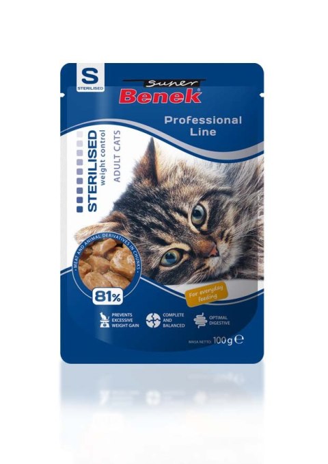 CERTECH-SUPER BENEK Sterilised Z Drobiem 100g Certech-Super Benek